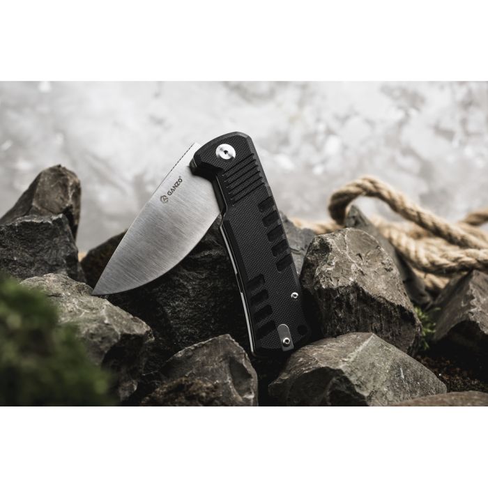 Ніж складаний туристичний Ganzo G769 (9 см) D2 / G10 чорний