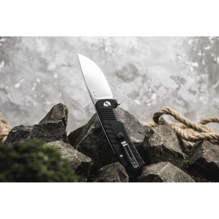 Ніж складаний туристичний Ganzo G769 (9 см) D2 / G10 чорний