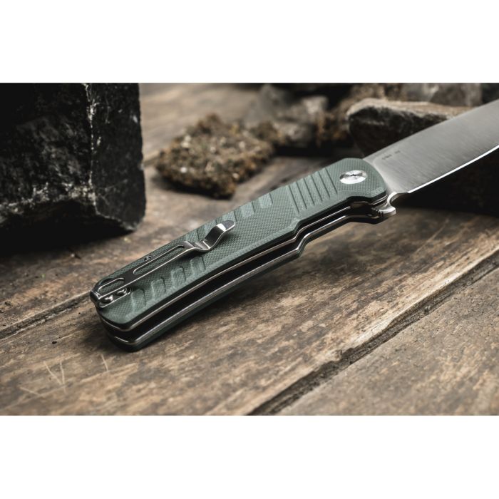 Ніж складаний туристичний Ganzo G769 (9 см) D2 / G10 зелений