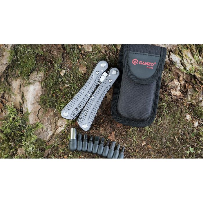 Мультитул Ganzo G105, (16.5 см) 22 функції + біти та чохол