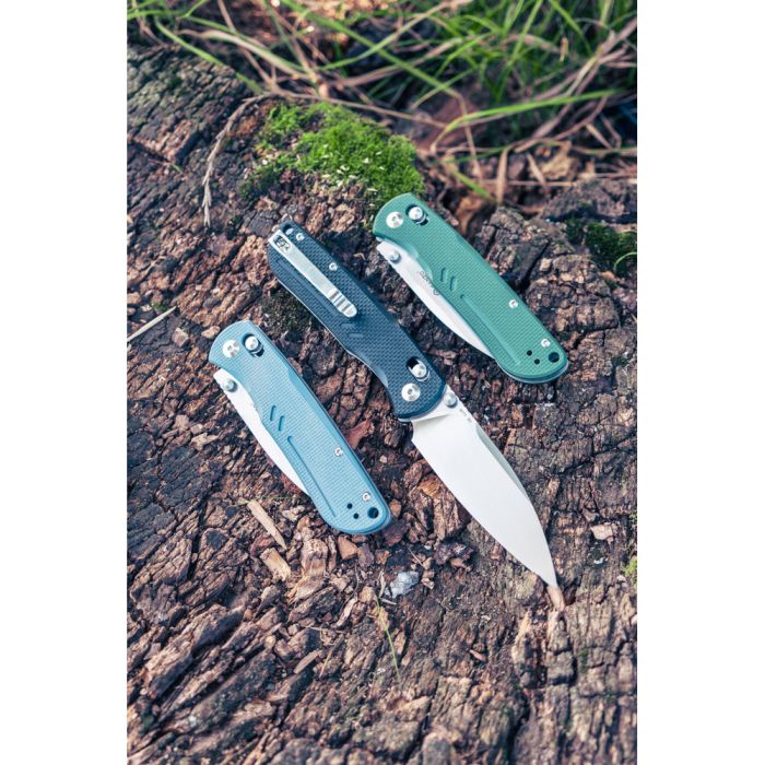 Ніж складаний туристичний Ganzo G771 (8.8 см) D2 / G10 чорний