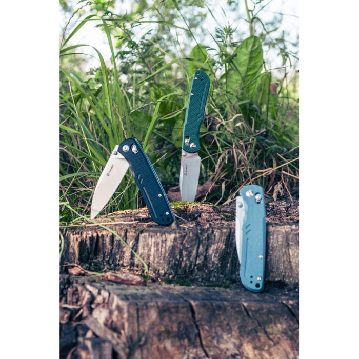 Ніж складаний туристичний Ganzo G771 (8.8 см) D2 / G10 чорний