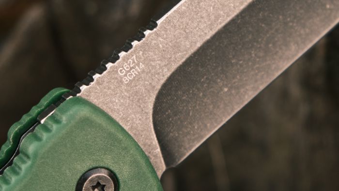 Ніж складаний туристичний Ganzo G627 (8.8 см) 8CR14 / PP зелений