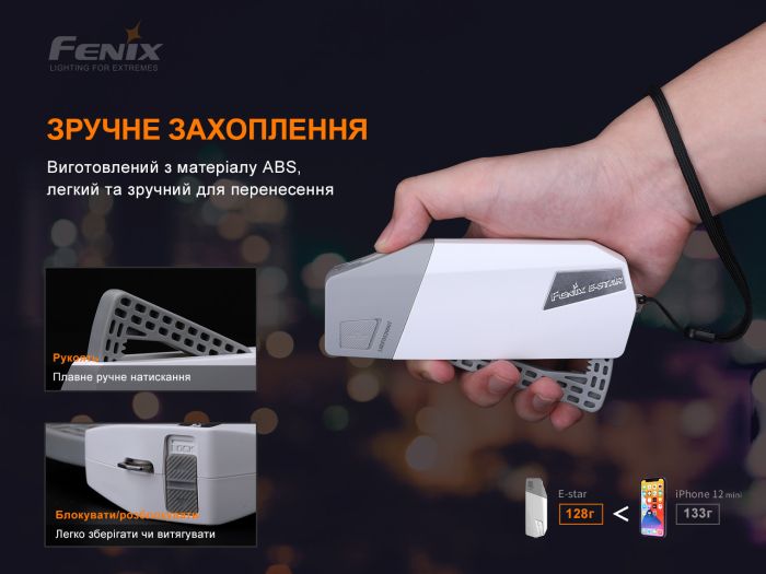 Фонарь ручной с автономным питанием Fenix ​​E-STAR