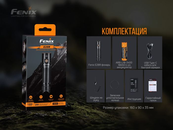 Ліхтар ручний Fenix E28R