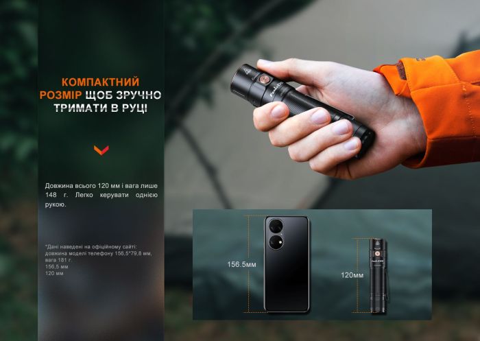 Ліхтар Fenix E35R + дифузор AOD-S V2.0 у подарунок | Лімітована серія