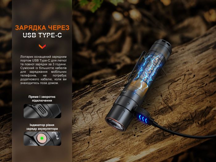 Ліхтар Fenix E35R + дифузор AOD-S V2.0 у подарунок | Лімітована серія