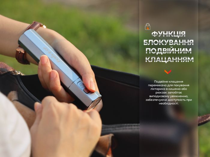 Ліхтар ручний Fenix E-CP чорний