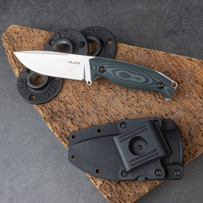 Ніж фіксований мисливський Ruike Jager F118-G, (11 см) 14C28N / G10 зелений