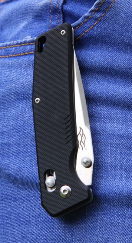 Ніж складаний туристичний  Firebird FB7601 (8.7 см) 440С / G10 чорний