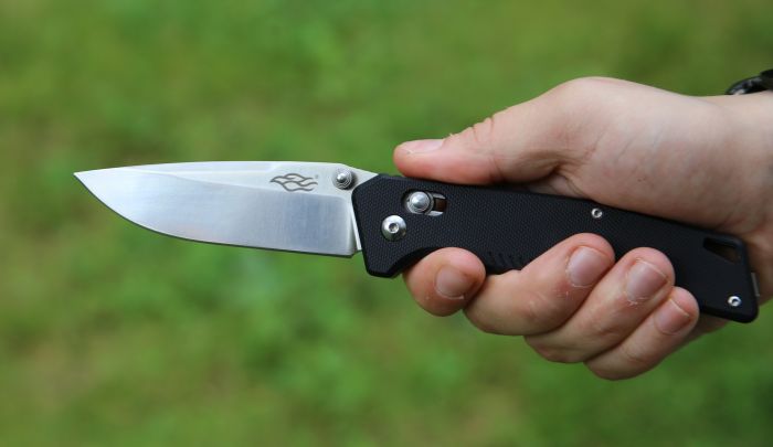 Ніж складаний туристичний  Firebird FB7601 (8.7 см) 440С / G10 чорний