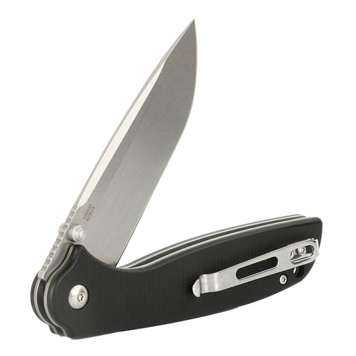 Ніж складаний туристичний Ganzo G6803 (8.9 см) 8CR14 / G10 чорний