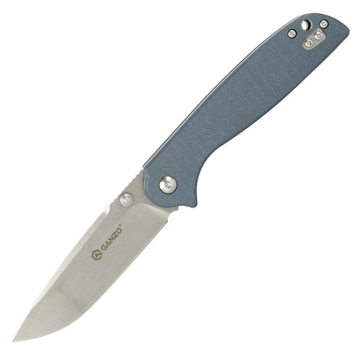 Ніж складаний туристичний Ganzo G6803 (8.9 см) 8CR14 / G10 сірий
