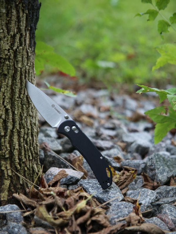 Ніж складаний туристичний Ganzo G7531 (8.9 см) 440С / G10 чорний