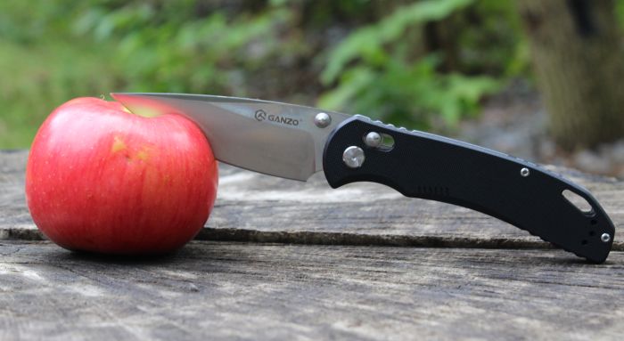 Ніж складаний туристичний Ganzo G7531 (8.9 см) 440С / G10 чорний
