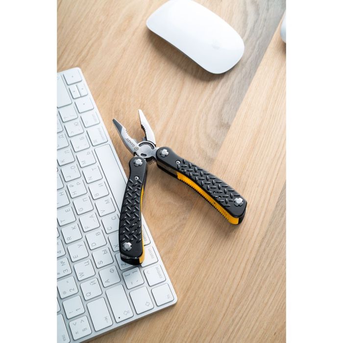 Мультитул Ganzo G106, (16.5 см) 22 функції, чорний + біти та чохол