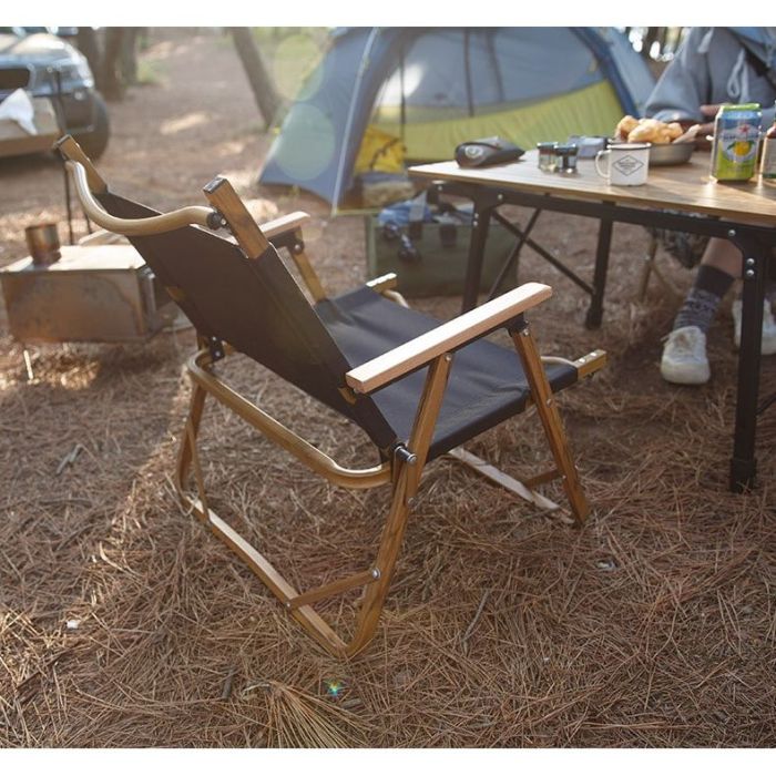 Крісло складане Naturehike MW02 NH19Y002-D, 600D Oxford / алюміній, р-р S, бежевий