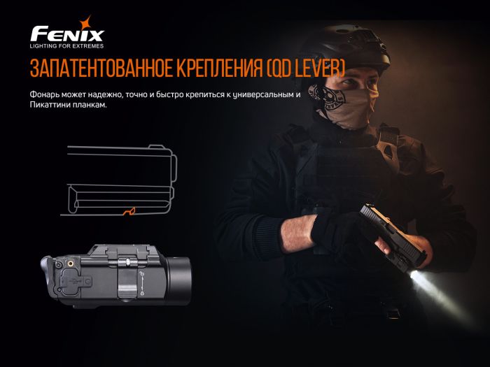 Ліхтар до пістолета Fenix GL19R