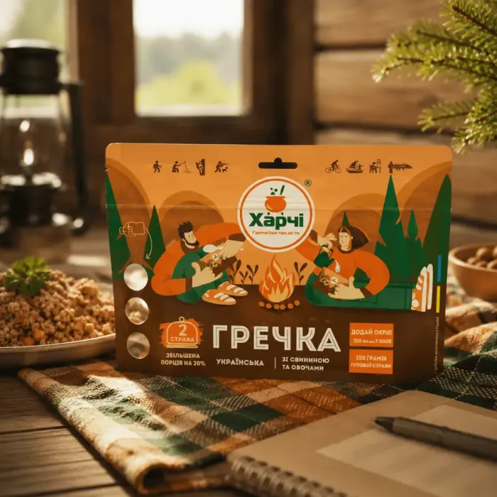Гречка українська XL зі свининою та овочами, Харчі™