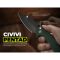 Ніж складаний туристичний Civivi Pentad (8.8 см) Nitro-V / G10 зелений