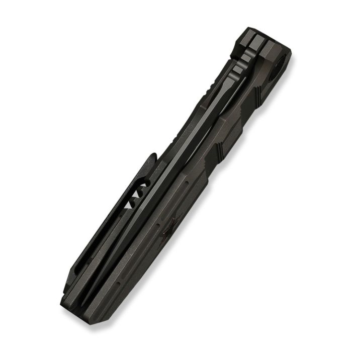 Ніж складаний туристичний Weknife Breach (9.8 см) Bohler M390 / Titanium вугільно-сірий
