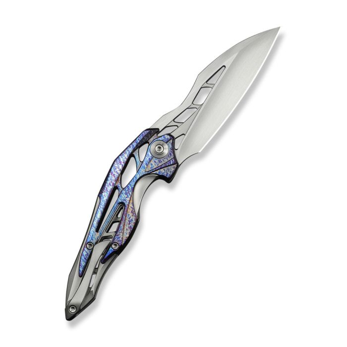 Ніж складаний туристичний Weknife Arrakis (8.8 см) Vanax / Titanium сіро-блакитний