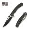 Ніж складаний туристичний Weknife Dracarys, (9.1 см) Böhler M390 / титан 6AL4V чорний