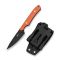 Ніж фіксований кишеньковий Civivi High Grass Field Knife (7,4 см) 14C28N / G10 помаранчевий з чохлом