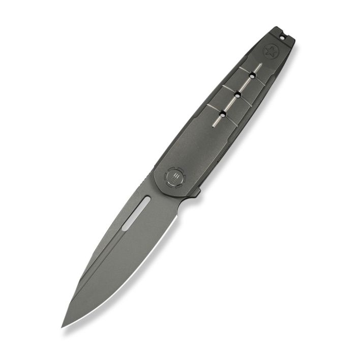 Ніж складаний туристичний Weknife Hull (9.9 см) Bohler M390 / Titanium сірий
