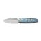 Ніж складаний туристичний Weknife Hull (9.9 см) Bohler M390 / Titanium синій