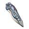 Ніж складаний туристичний Weknife Arrakis (8.8 см) Vanax / Titanium сіро-блакитний