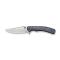 Ніж складаний туристичний Weknife Dracarys, (9.1 см) Böhler M390 / титан 6AL4V полум’яний