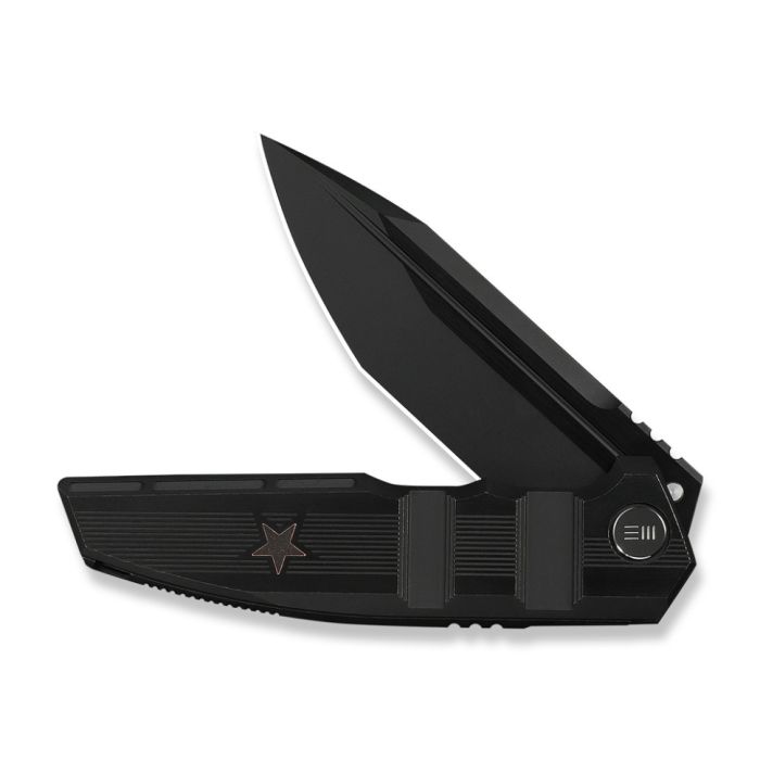 Ніж складаний туристичний Weknife Breach (9.8 см) Bohler M390 / Titanium чорний