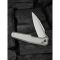 Ніж складаний туристичний Weknife Dressytak (8.6 см) Bohler M390 / Titanium сірий