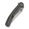 Ніж складаний туристичний Weknife Dracarys, (9.1 см) Böhler M390 / титан 6AL4V сірий