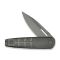 Ніж складаний туристичний Weknife Hull (9.9 см) Bohler M390 / Titanium сірий