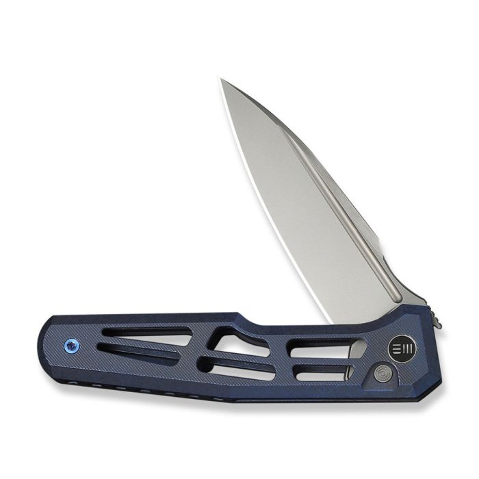Ніж складаний туристичний Weknife Dressytak (8.6 см) Bohler M390 / Titanium синій