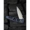 Ніж складаний туристичний Weknife Dressytak (8.6 см) Bohler M390 / Titanium синій