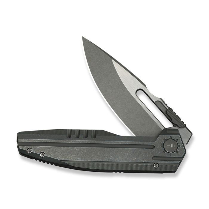 Ніж складаний туристичний Weknife Reveille (9.7 см) Bohler M390 / Titanium оливково-сірий