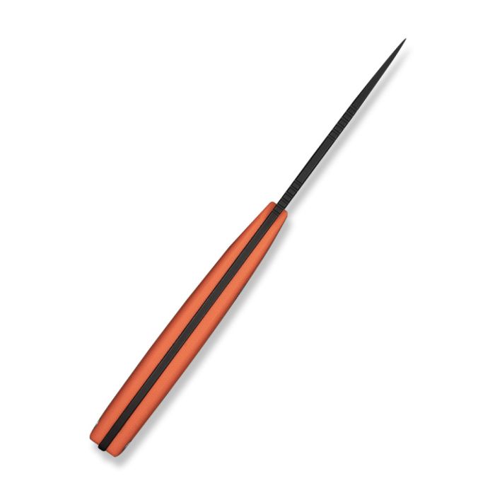 Ніж фіксований кишеньковий Civivi High Grass Field Knife (7,4 см) 14C28N / G10 помаранчевий з чохлом