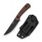 Ніж фіксований туристичний Civivi Carveth (9,1 см) AEB-L / Wood дерево з чохлом