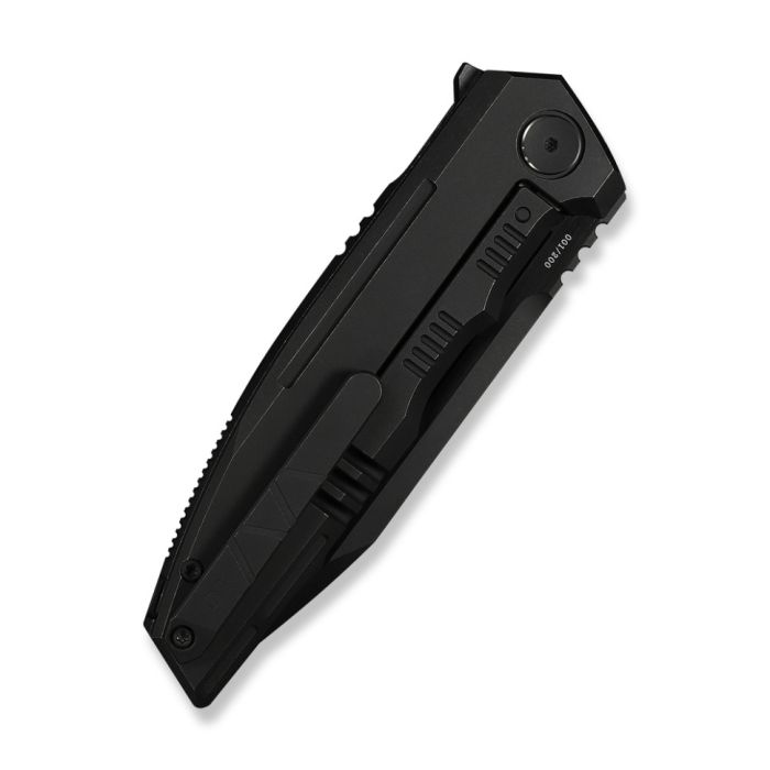 Ніж складаний туристичний Weknife Breach (9.8 см) Bohler M390 / Titanium чорний