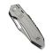 Ніж складаний туристичний Weknife Bogey (9.3 см) Bohler M390 / Titanium сірий