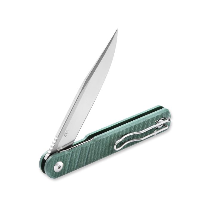 Ніж складаний туристичний Ganzo G772-GB (8.9 см) 8CR14 / G10 зелений