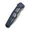 Ніж складаний туристичний Weknife Dressytak (8.6 см) Bohler M390 / Titanium синій