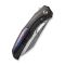 Ніж складаний туристичний WE Knife Ignio Mystery Box Ignio Mystery Box, (8.39 см) Damasteel (Hakkapella) / 6AL4V Titanium чорний