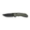 Ніж складаний туристичний Civivi Elite Brova, (8.7 см) CPM S35VN / Aluminum зелений