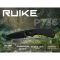 Ніж складаний кишеньковий Ruike P736-AB, (7.5 см) 14C28N / алюміній, чорний