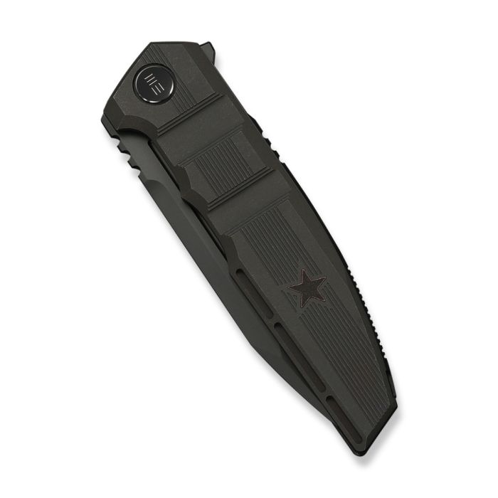 Ніж складаний туристичний Weknife Breach (9.8 см) Bohler M390 / Titanium вугільно-сірий