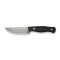 Ніж фіксований туристичний Weknife Notchline, (8.7 см) CPM S35VN /Carbon Fiber чорний з чохлом